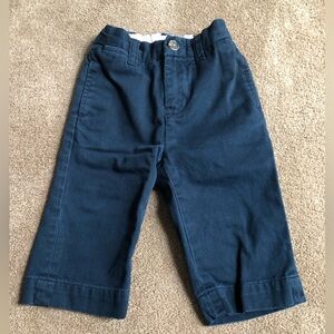 Ralph Lauren Dark Navy Kids Cotton Chinos sz 12 mo